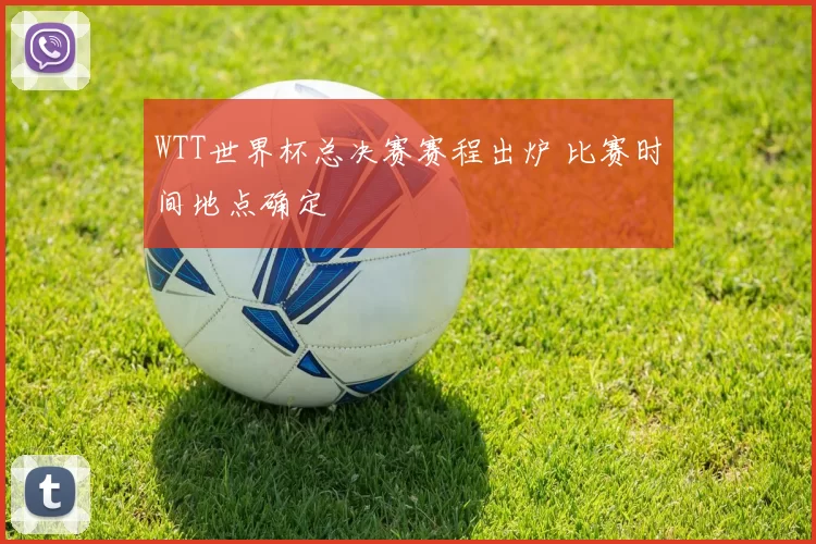 WTT世界杯总决赛赛程出炉 比赛时间地点确定
