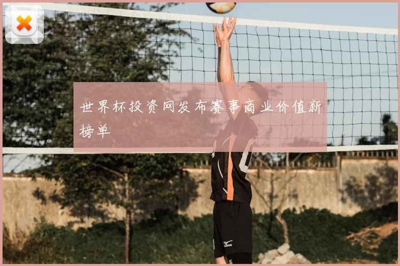 世界杯投资网发布赛事商业价值新榜单
