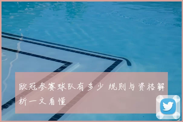 欧冠参赛球队有多少 规则与资格解析一文看懂