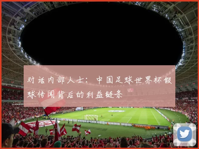 对话内部人士:中国足球世界杯假球传闻背后的利益链条
