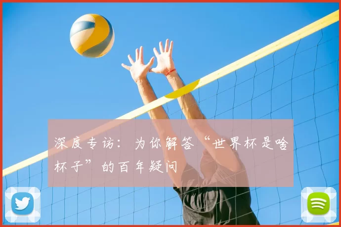 深度专访:为你解答“世界杯是啥杯子”的百年疑问